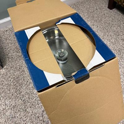 LOT 136B: Three Tramontina Stainless Steel Chafing Dishes in Box