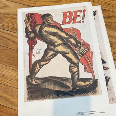 LOT 145W: 1970s Reproductions of Hungarian Soviet Propaganda from 1919