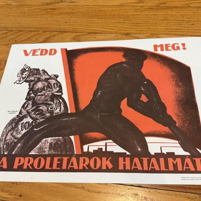 LOT 145W: 1970s Reproductions of Hungarian Soviet Propaganda from 1919