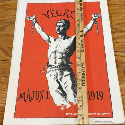LOT 145W: 1970s Reproductions of Hungarian Soviet Propaganda from 1919