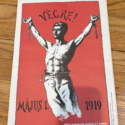 LOT 145W: 1970s Reproductions of Hungarian Soviet Propaganda from 1919