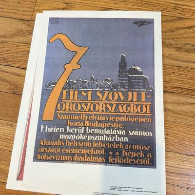 LOT 145W: 1970s Reproductions of Hungarian Soviet Propaganda from 1919