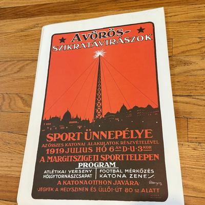 LOT 145W: 1970s Reproductions of Hungarian Soviet Propaganda from 1919