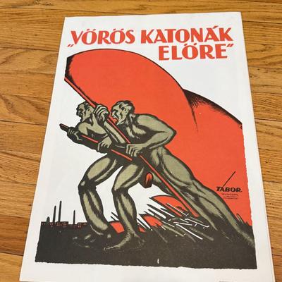 LOT 145W: 1970s Reproductions of Hungarian Soviet Propaganda from 1919