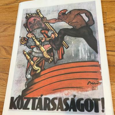 LOT 145W: 1970s Reproductions of Hungarian Soviet Propaganda from 1919