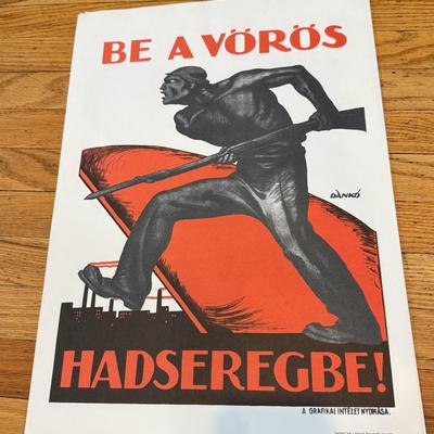 LOT 145W: 1970s Reproductions of Hungarian Soviet Propaganda from 1919
