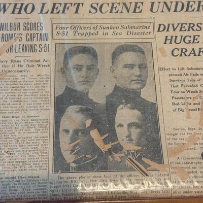 LOT 146W: Antique 1925 Brooklyn Daily Eagle Newspaper w/ COA