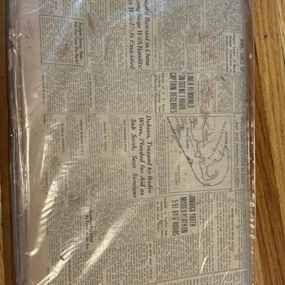 LOT 146W: Antique 1925 Brooklyn Daily Eagle Newspaper w/ COA