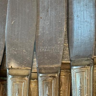 LOT 147K: Vintage Wm A Roger’s Oneida Ltd A1 Plus Flatware