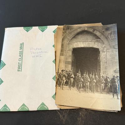 LOT 149W: WWI Photos from Jerusalem & Palestine, 1929 History & Rhymes of the Lost Battalion & More