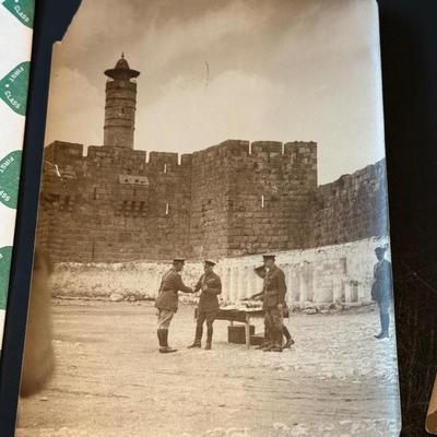 LOT 149W: WWI Photos from Jerusalem & Palestine, 1929 History & Rhymes of the Lost Battalion & More