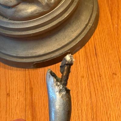 LOT 153L: Beautiful Made in France Table Lamp Signed by Artist