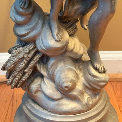 LOT 153L: Beautiful Made in France Table Lamp Signed by Artist