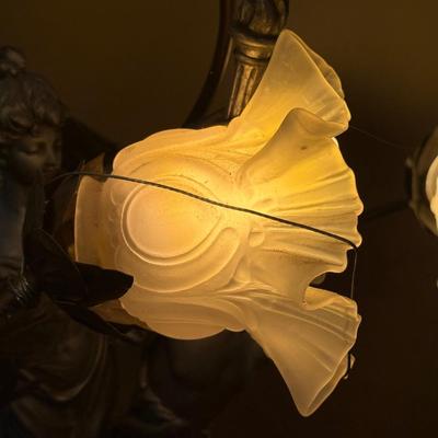 LOT 153L: Beautiful Made in France Table Lamp Signed by Artist