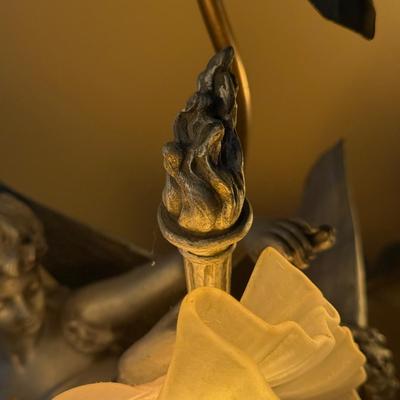 LOT 153L: Beautiful Made in France Table Lamp Signed by Artist