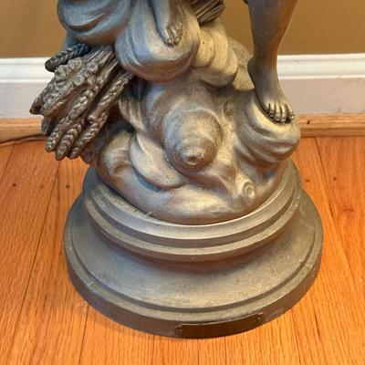 LOT 153L: Beautiful Made in France Table Lamp Signed by Artist