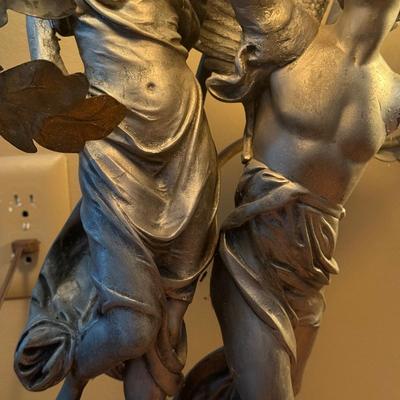 LOT 153L: Beautiful Made in France Table Lamp Signed by Artist