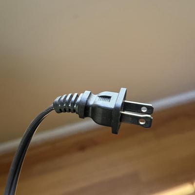 LOT 158U: Gold Leafed w/ Crystal Foot Table Lamp