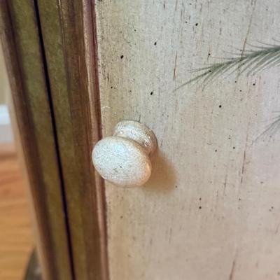 LOT 159U: Palm Tree Resin Pedestal