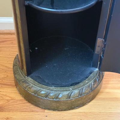 LOT 159U: Palm Tree Resin Pedestal