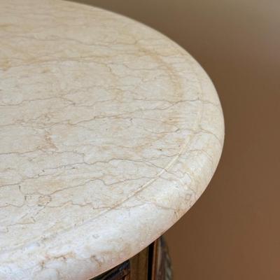 LOT 159U: Palm Tree Resin Pedestal