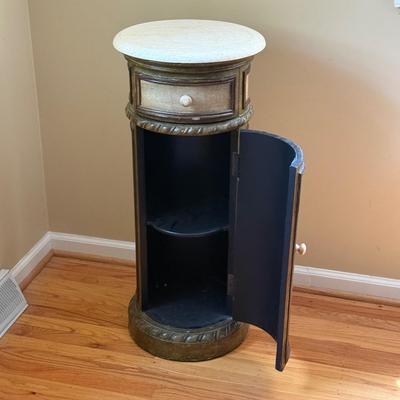 LOT 159U: Palm Tree Resin Pedestal