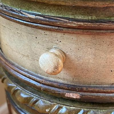 LOT 159U: Palm Tree Resin Pedestal