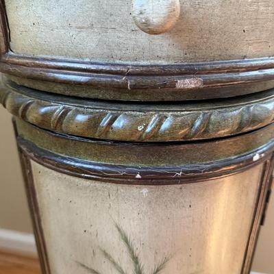 LOT 159U: Palm Tree Resin Pedestal