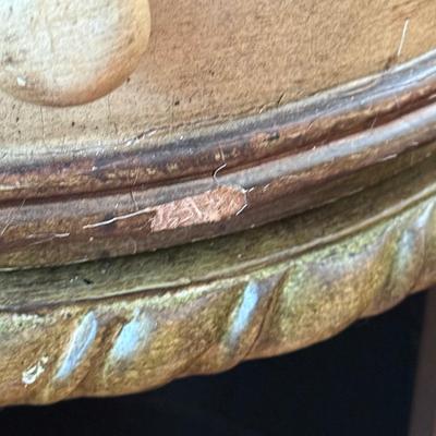 LOT 159U: Palm Tree Resin Pedestal