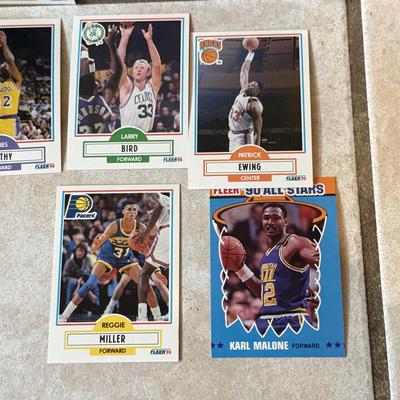 LOT 172K: Nine Open Boxes Of Fleer Basketball Cards