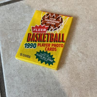 LOT 172K: Nine Open Boxes Of Fleer Basketball Cards