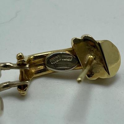 18Kt Italian Earrings (ST-SS)