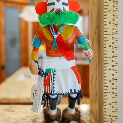 Melbert Pongyesvia Kachina Doll Peacock Doll