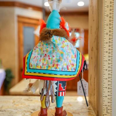 Sale Photo Thumbnail #147: Leo Lacapa Jr. "Aholi" Kachina Doll

NO CHERRY PICKING or taking ONLY the items you want and leaving the rest! Please arrive with enough time to load. Bring boxes/any tools to assemble/dolly/people to help load/etc.
- Questions? Call Shawn at (918)232-232