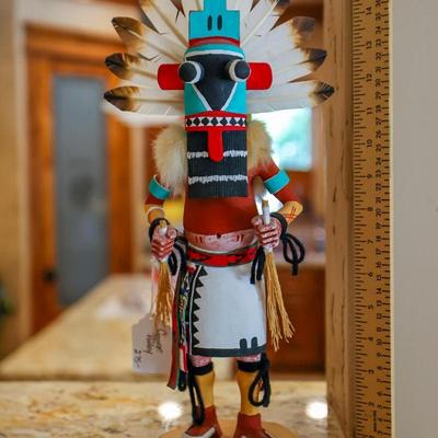 Sale Photo Thumbnail #158: George Pooley Whipper Kachina Doll 

NO CHERRY PICKING or taking ONLY the items you want and leaving the rest! Please arrive with enough time to load. Bring boxes/any tools to assemble/dolly/people to help load/etc.
- Questions? Call Shawn at (918)232-232