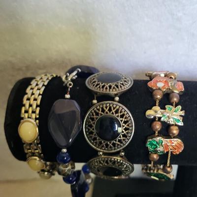 10 COSTUME BRACELETS
