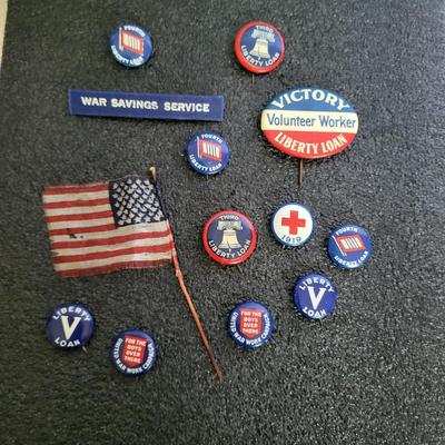 WWI ERA PINBACK BUTTONS