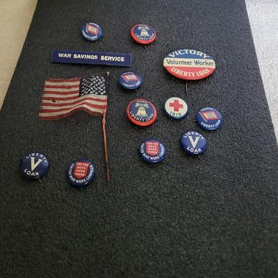 WWI ERA PINBACK BUTTONS
