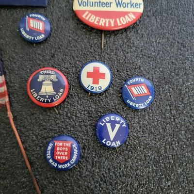 WWI ERA PINBACK BUTTONS
