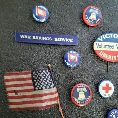 WWI ERA PINBACK BUTTONS
