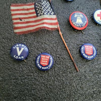WWI ERA PINBACK BUTTONS