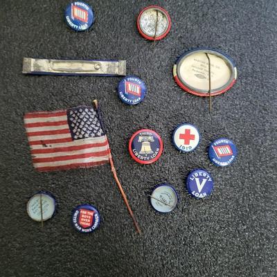 WWI ERA PINBACK BUTTONS
