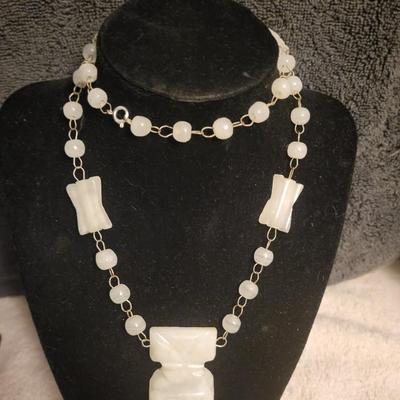 2 STONE NECKLACES