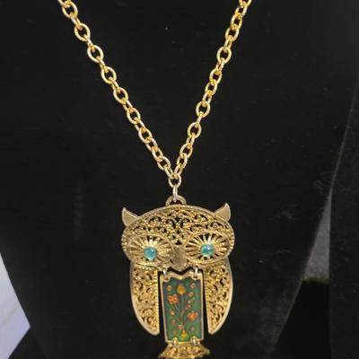 OWL AND EGYPTIAN THEMED NECKLACES