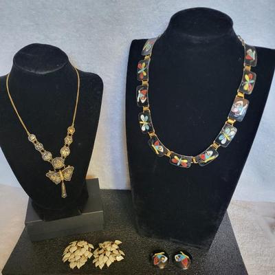 VINTAGE ENAMEL JEWELRY