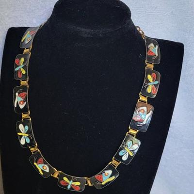 VINTAGE ENAMEL JEWELRY