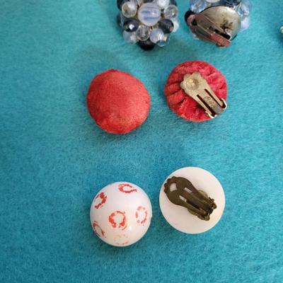 WEST GERMANY, TRIFARI, AUSTRIA & LISNER VINTAGE EARRINGS