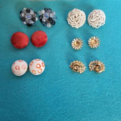 WEST GERMANY, TRIFARI, AUSTRIA & LISNER VINTAGE EARRINGS