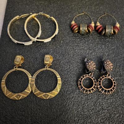 A VARIETY OF EARRINGS