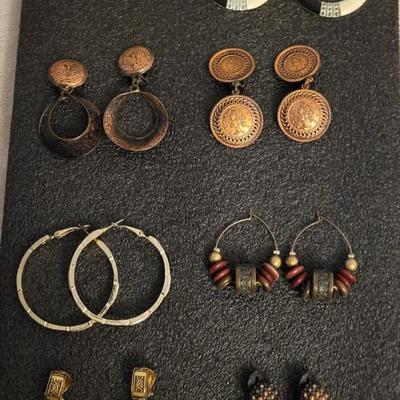 A VARIETY OF EARRINGS